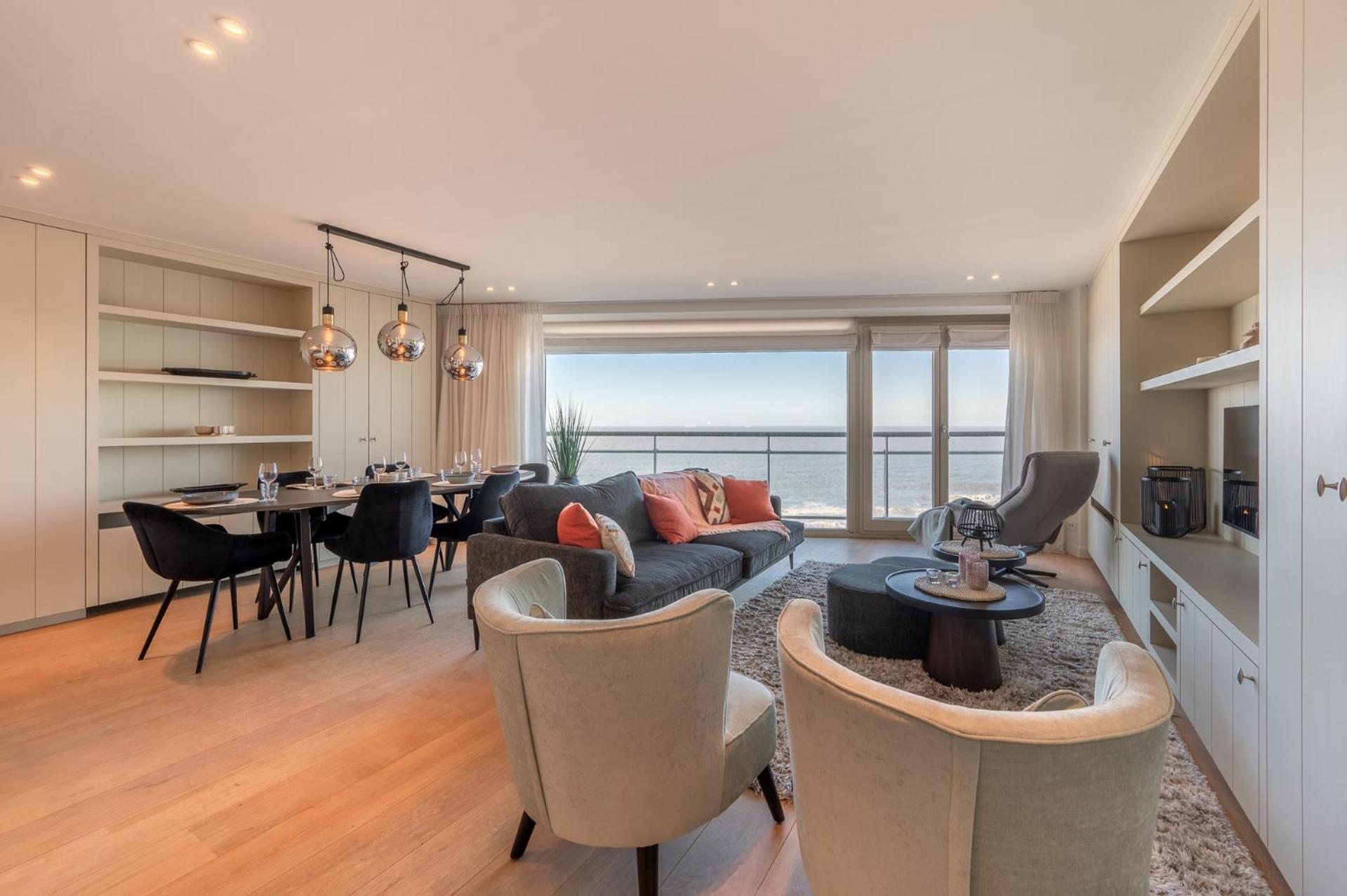 7E Verdiep Appartement Op De Zeedijk In Knokke Voor Max 6 Personen Exteriör bild