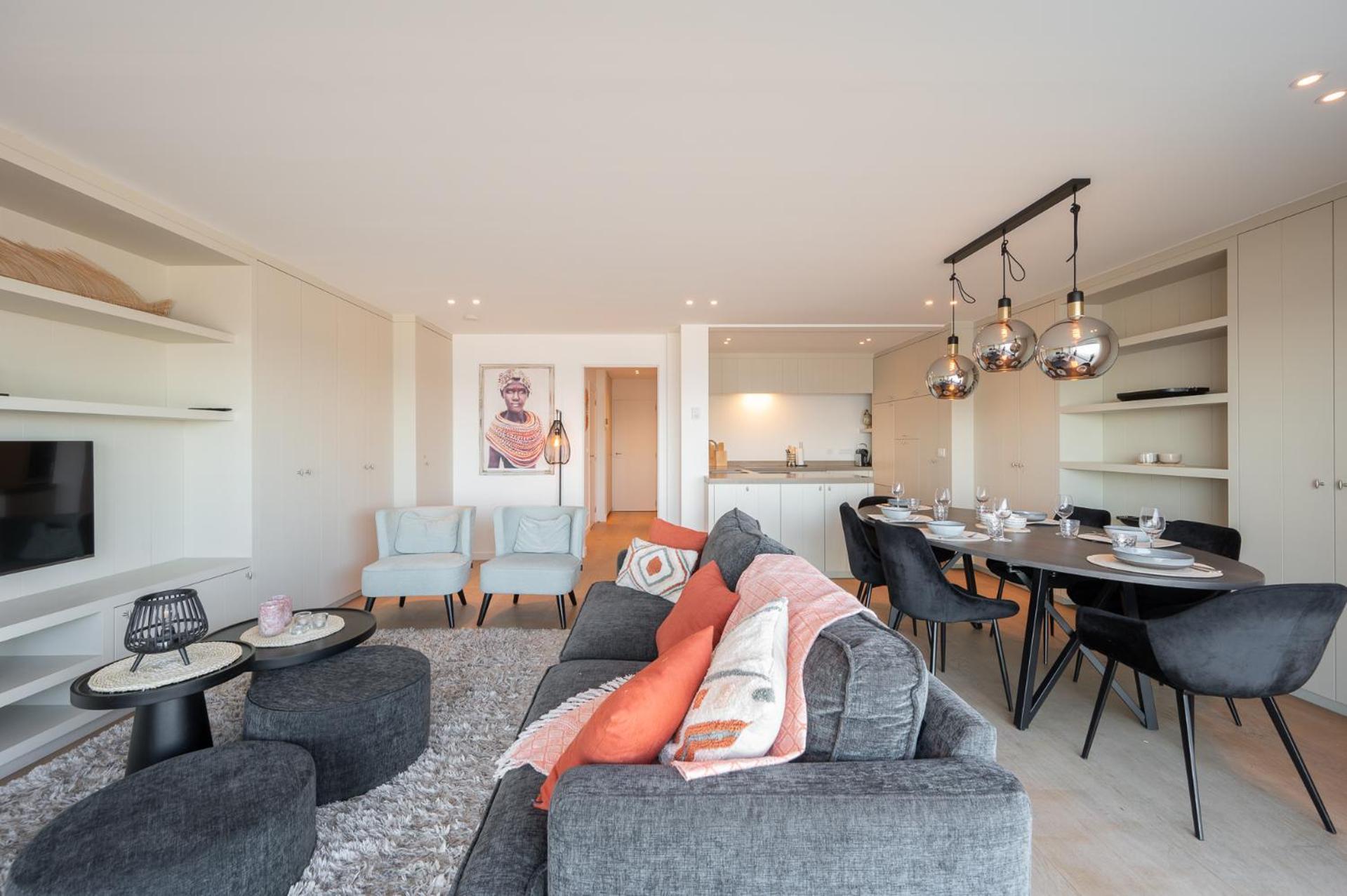 7E Verdiep Appartement Op De Zeedijk In Knokke Voor Max 6 Personen Exteriör bild
