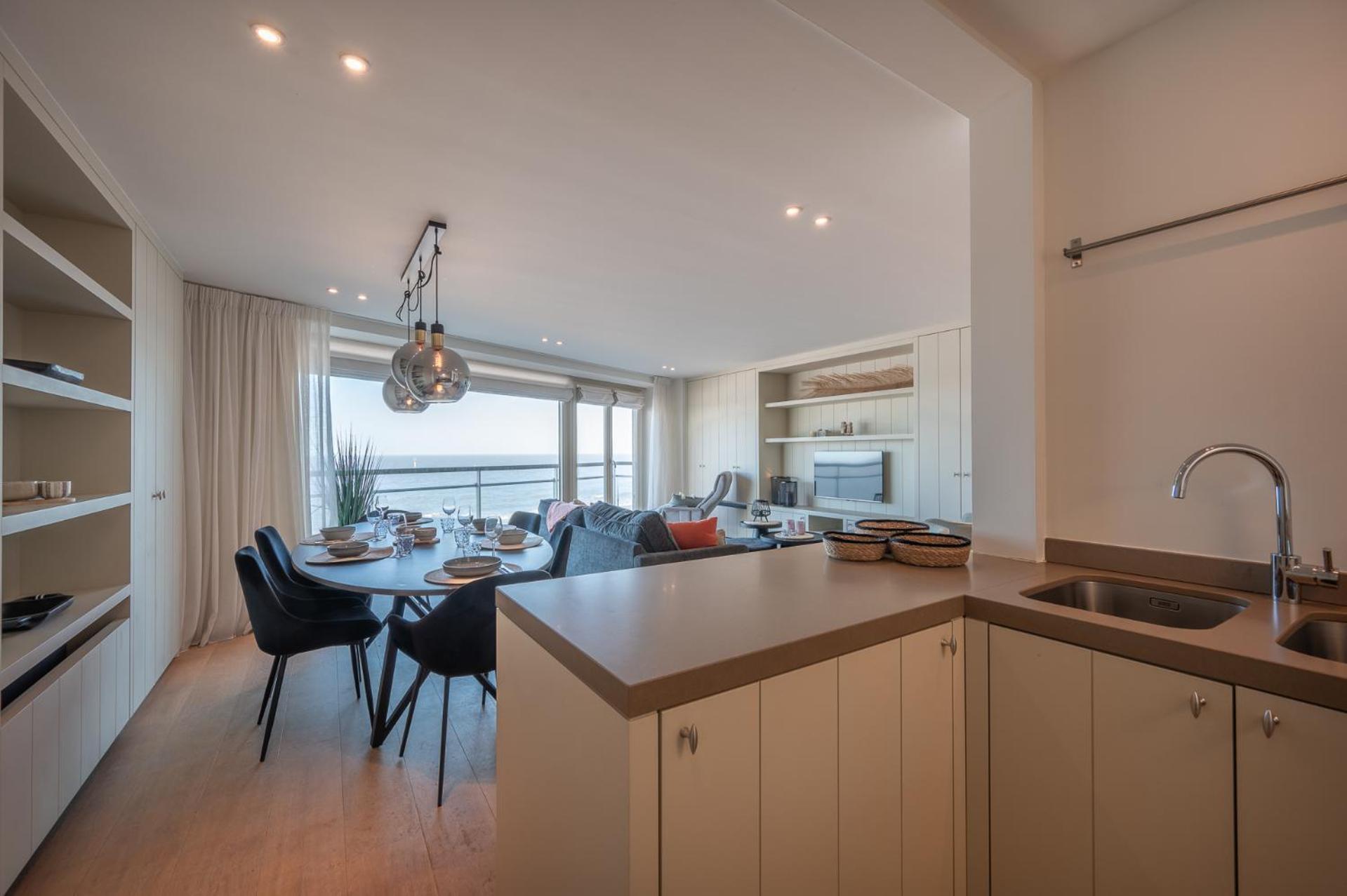 7E Verdiep Appartement Op De Zeedijk In Knokke Voor Max 6 Personen Exteriör bild