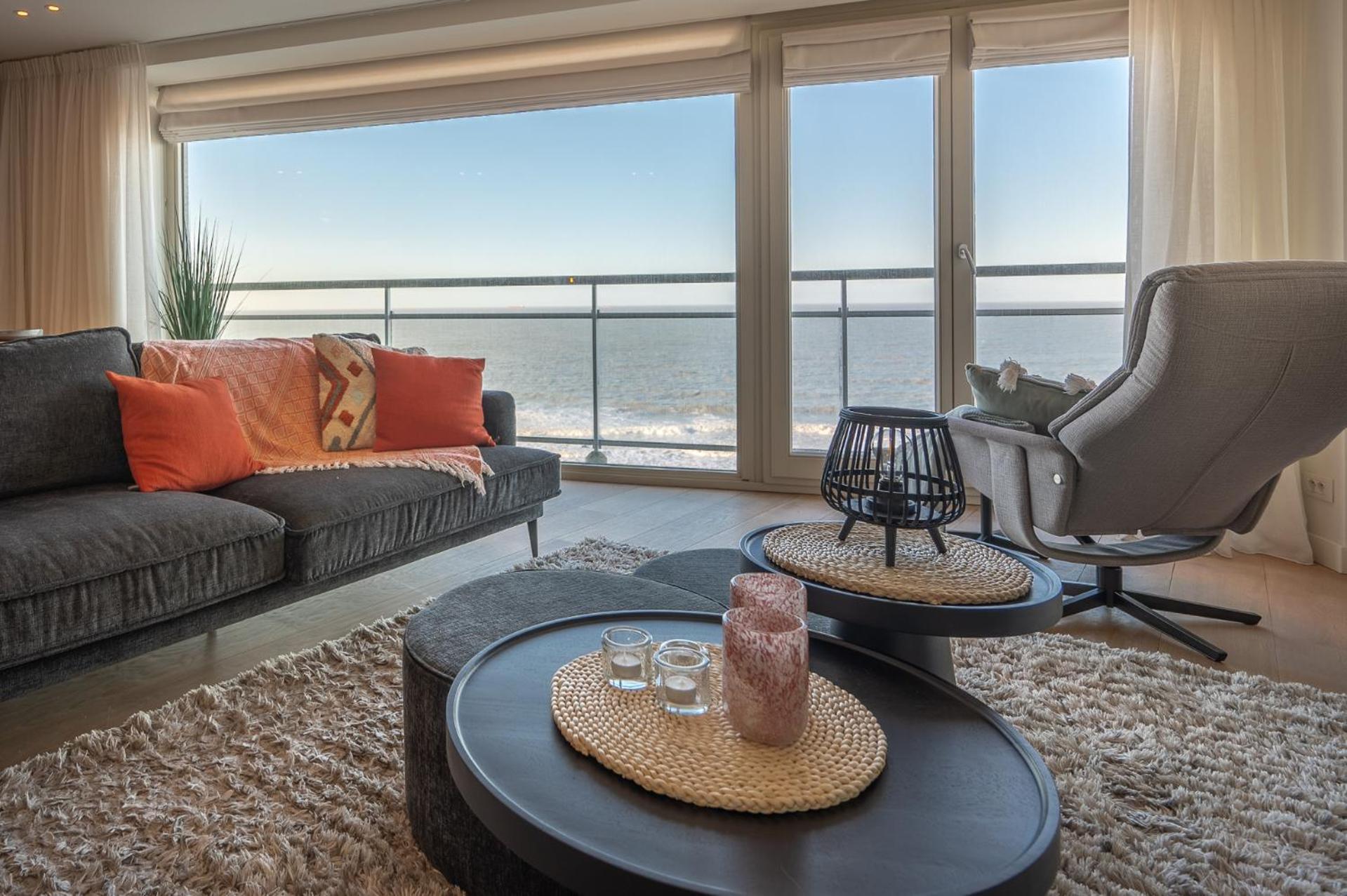 7E Verdiep Appartement Op De Zeedijk In Knokke Voor Max 6 Personen Exteriör bild